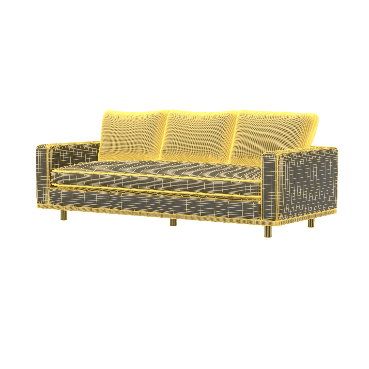 Four Hands Sofa Collection 02 3D Model_08